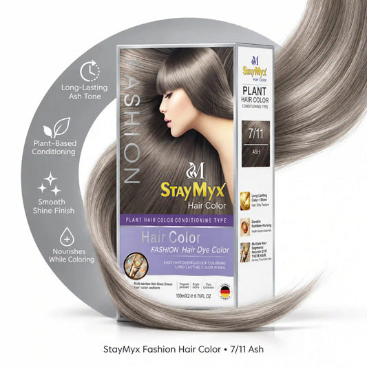 StayMyx Fashion Hair Color 7/11 Ash – Plant-Based Hair Dye