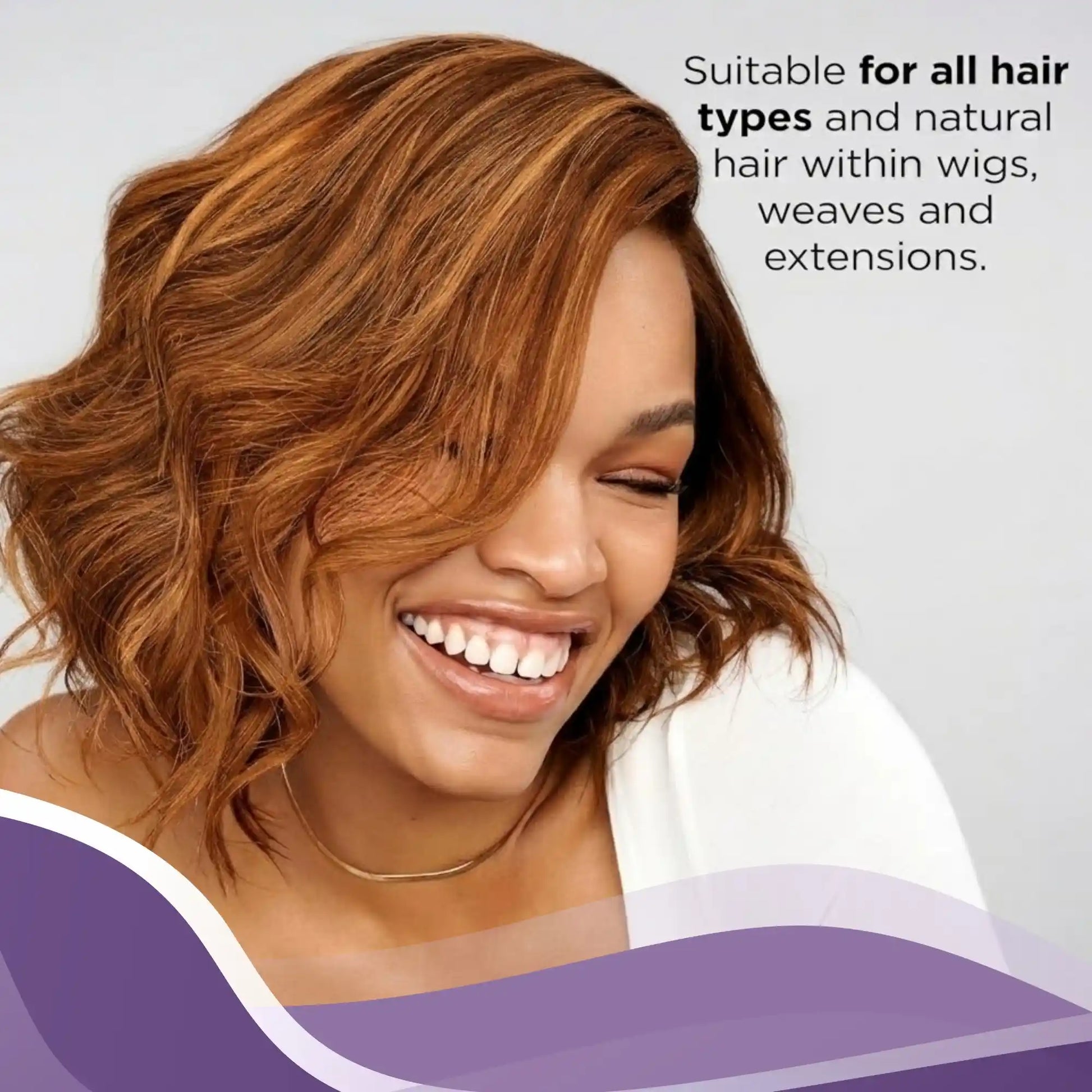 StayMyx Plant Hair Color in 8-33 Gold; a professional conditioning German formula designed for shimmering gold results, ultra-soft deep shine, and a comfortable application without skin staining.