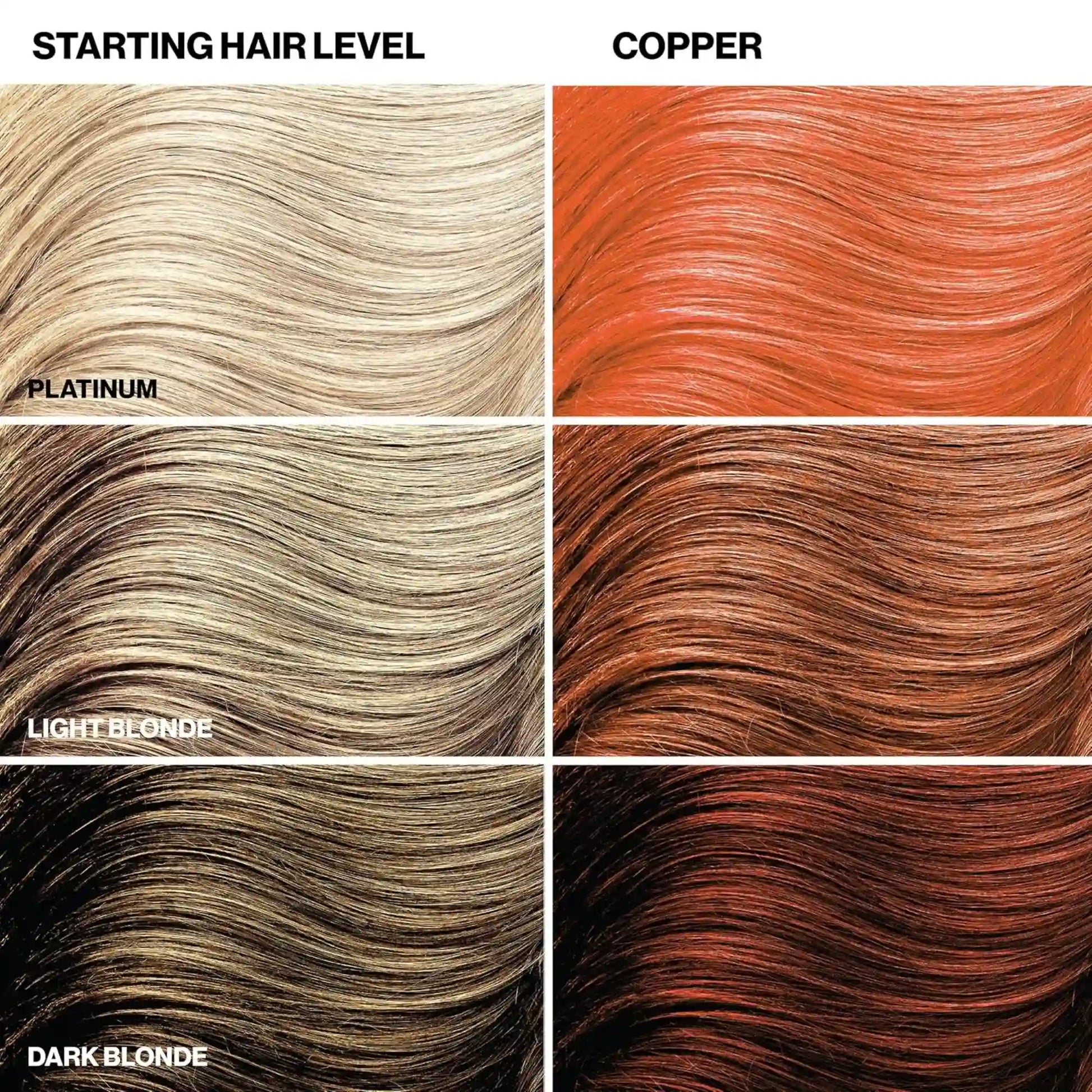 StayMyx Plant Hair Color in 8-43 Light Copper Gold; a professional conditioning German formula designed for luminous warm results, ultra-soft deep shine, and a comfortable application without skin staining.