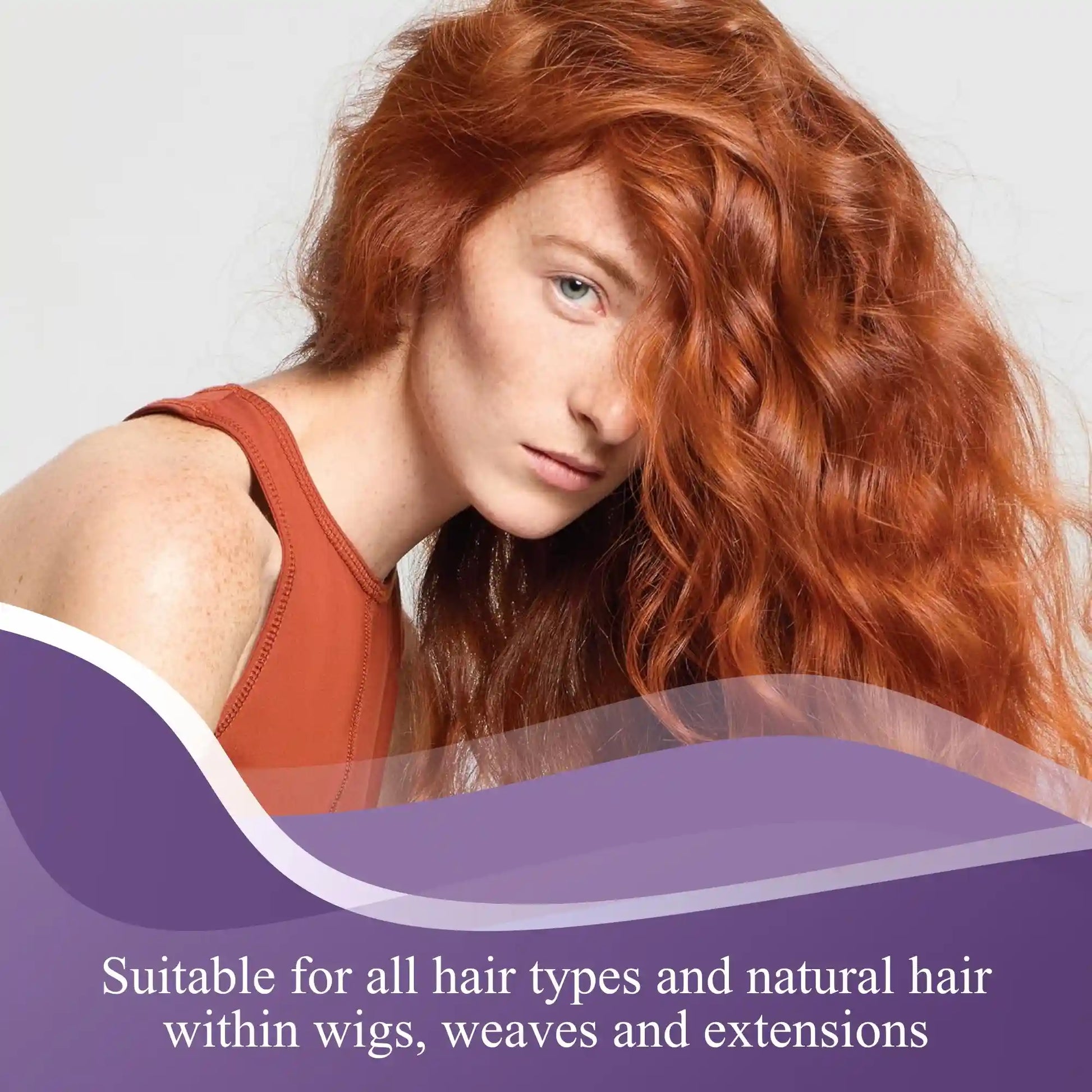 StayMyx Plant Hair Color in 8-43 Light Copper Gold; a professional conditioning German formula designed for luminous warm results, ultra-soft deep shine, and a comfortable application without skin staining.