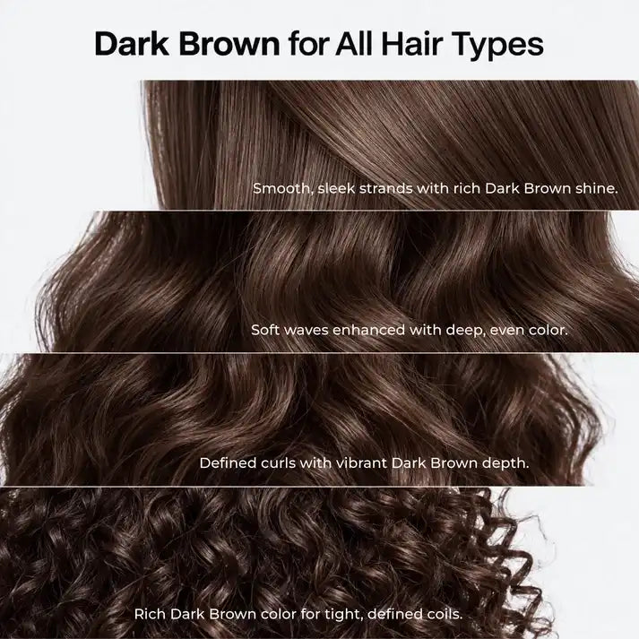 StayMyx Dark Brown Hair Color for All Hair Types