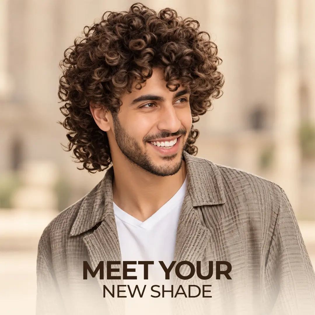StayMyx men's hair color 3/0 Dark Brown kit with color cream and developer for long-lasting, salon-like hair color results.